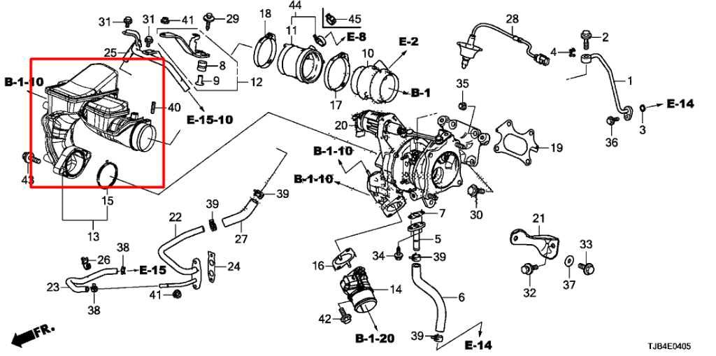 19-25 Acura RDX SH-AWD 2.0L Turbocharger Air Inlet Joint Pepe Tube 17270-5YF-A02 - Alshned Auto Parts
