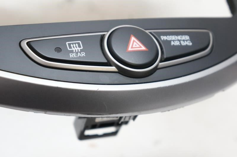 11-17 Hyundai Accent Dash Center Radio Trim Bezel w/ Air Vents and Hazard Switch - Alshned Auto Parts