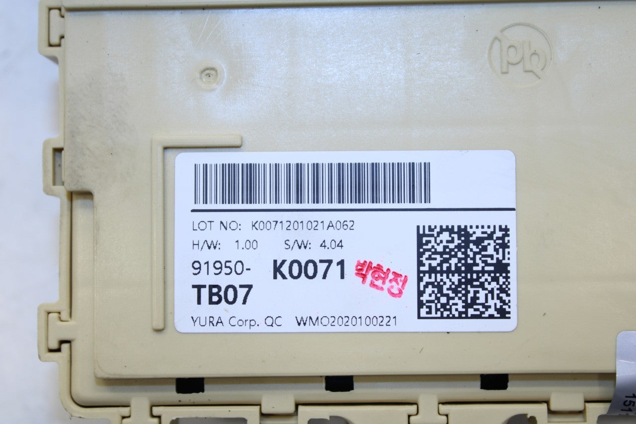 2020-2022 Kia Soul LX 2.0L FWD Cabin Instrument Panel Fuse Relay Junction Block - Alshned Auto Parts