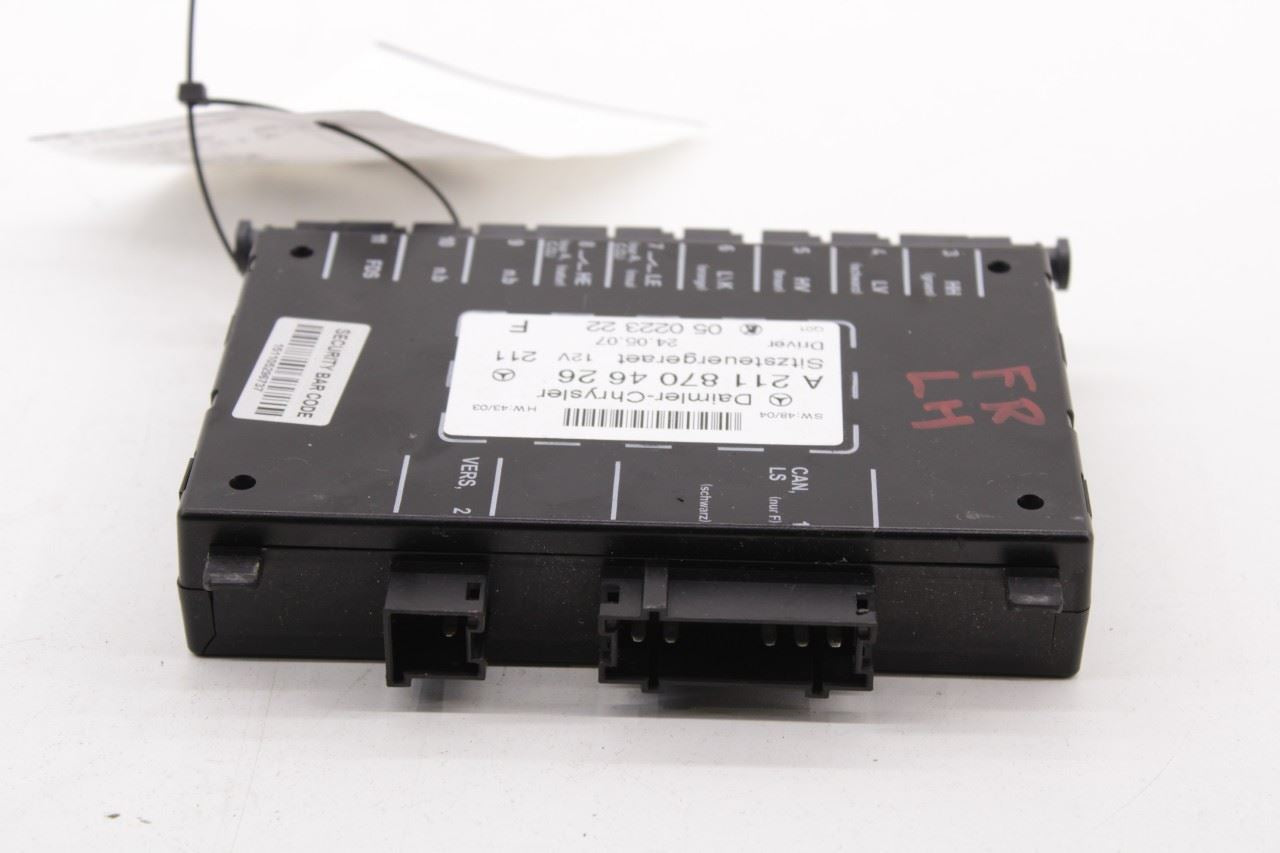 2006-2009 Mercedes-Benz CLK 350 Front Left Power Seat Memory Control Module OEM - Alshned Auto Parts