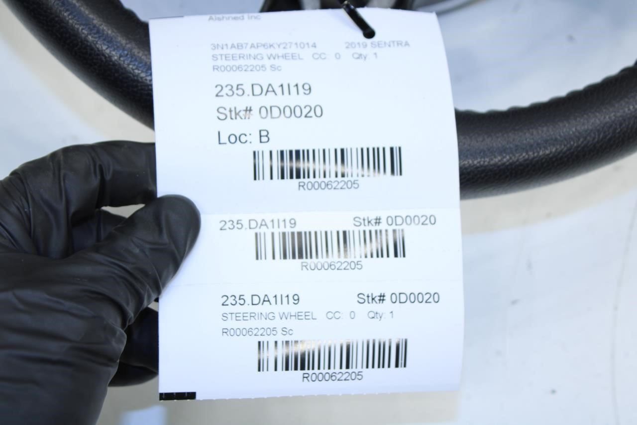 2015-2019 Nissan Sentra SV 1.8L Steering Wheel w/ Leather Cover 48430-4FY0A OEM - Alshned Auto Parts