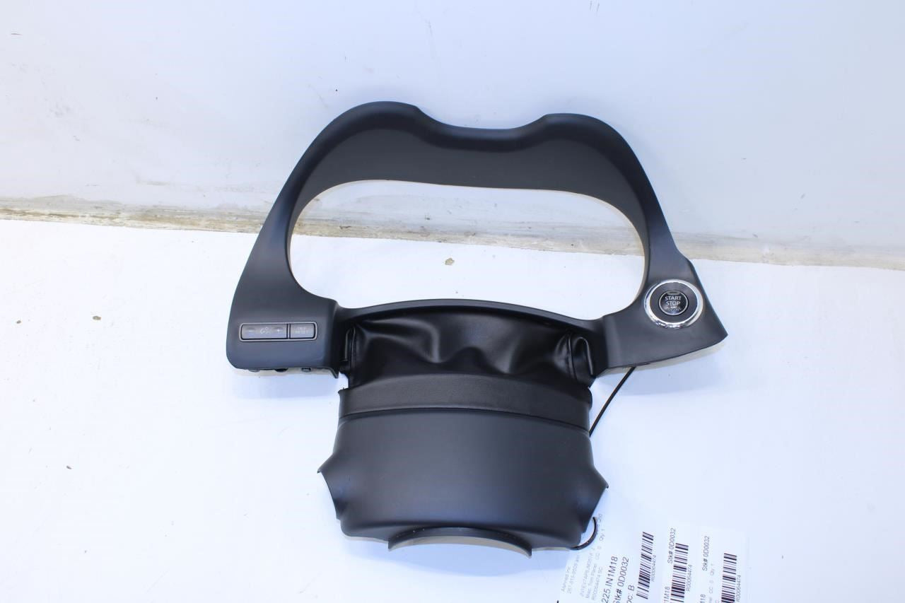 2014-23 Infiniti Q50 Luxe Speed Instrument Cluster Trim Bezel w/ Ignition Button - Alshned Auto Parts
