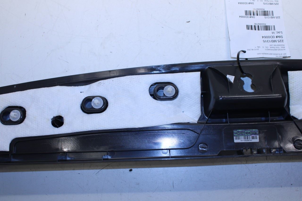 2012-15 Mercedes-Benz ML350 Trunk Sill Scuff Kick Plate Trim Panel 166-690-00-41 - Alshned Auto Parts