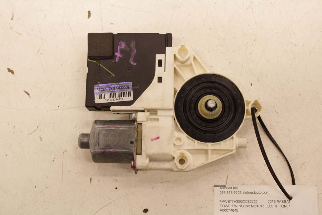 2012-2019 Volkswagen Passat SE Front Left Door Power Window Motor 3C0959793B OEM - Alshned Auto Parts