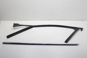 17-20 Alfa Romeo Giulia Ti FR LH Upper Door Window Weatherstrip w/ Belt Molding