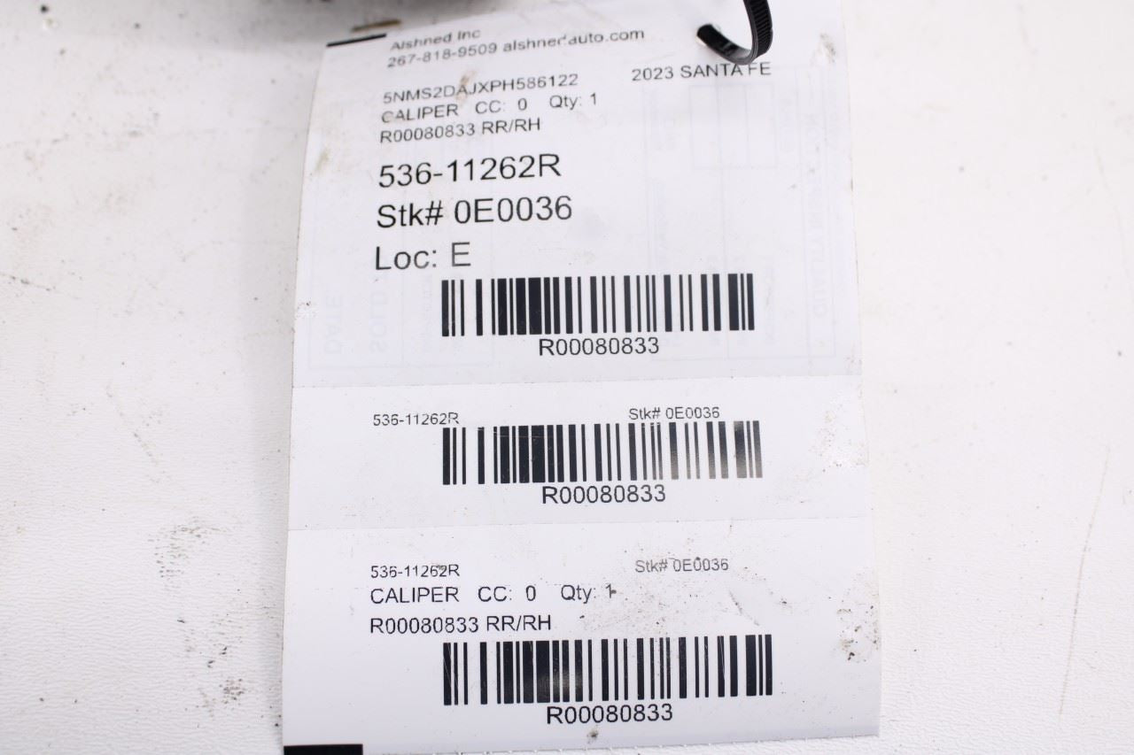 2021-2026 Hyundai Santa Fe SEL Rear Right Side Brake Disc Caliper 58311-P2A3010