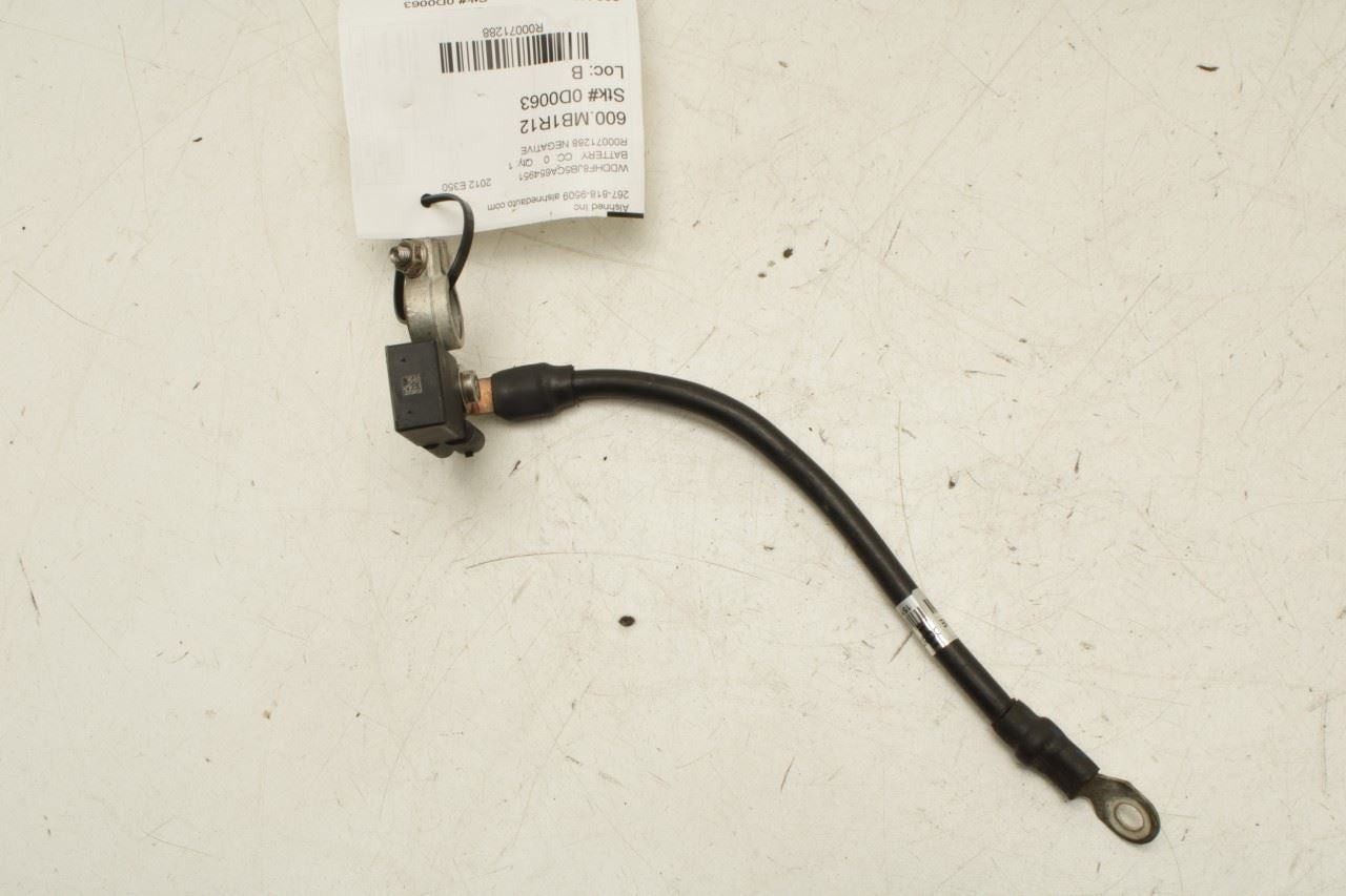 2010-15 Mercedes-Benz E350 4Matic Negative Battery Cable w/ Sensor 000-905-00-54 - Alshned Auto Parts