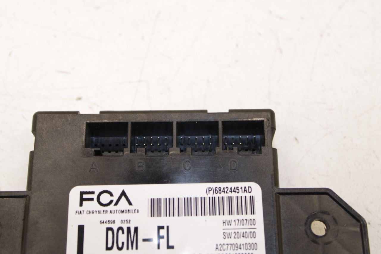 2020-2023 Dodge Charger GT AWD Front Left Side Door Control Module 68424451AD - Alshned Auto Parts