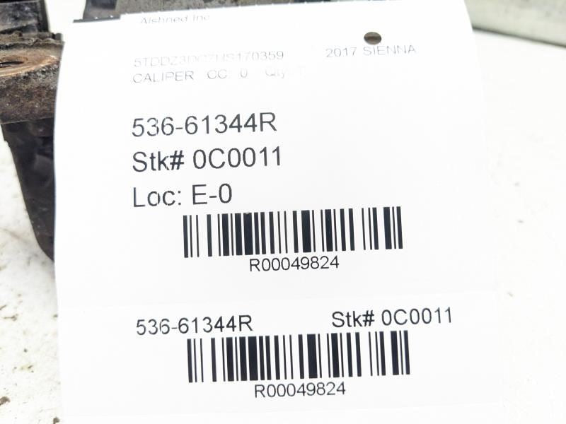 2015-2020 Toyota Sienna Rear Right Brake Disc Caliper 47830-0E070 OEM - Alshned Auto Parts