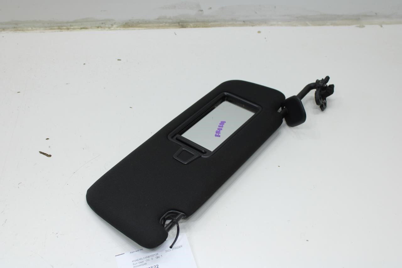 2018-2023 Kia Stinger GT1 Front Left Side Sun Visor w/ Mirror 85201-J5220TWK OEM - Alshned Auto Parts