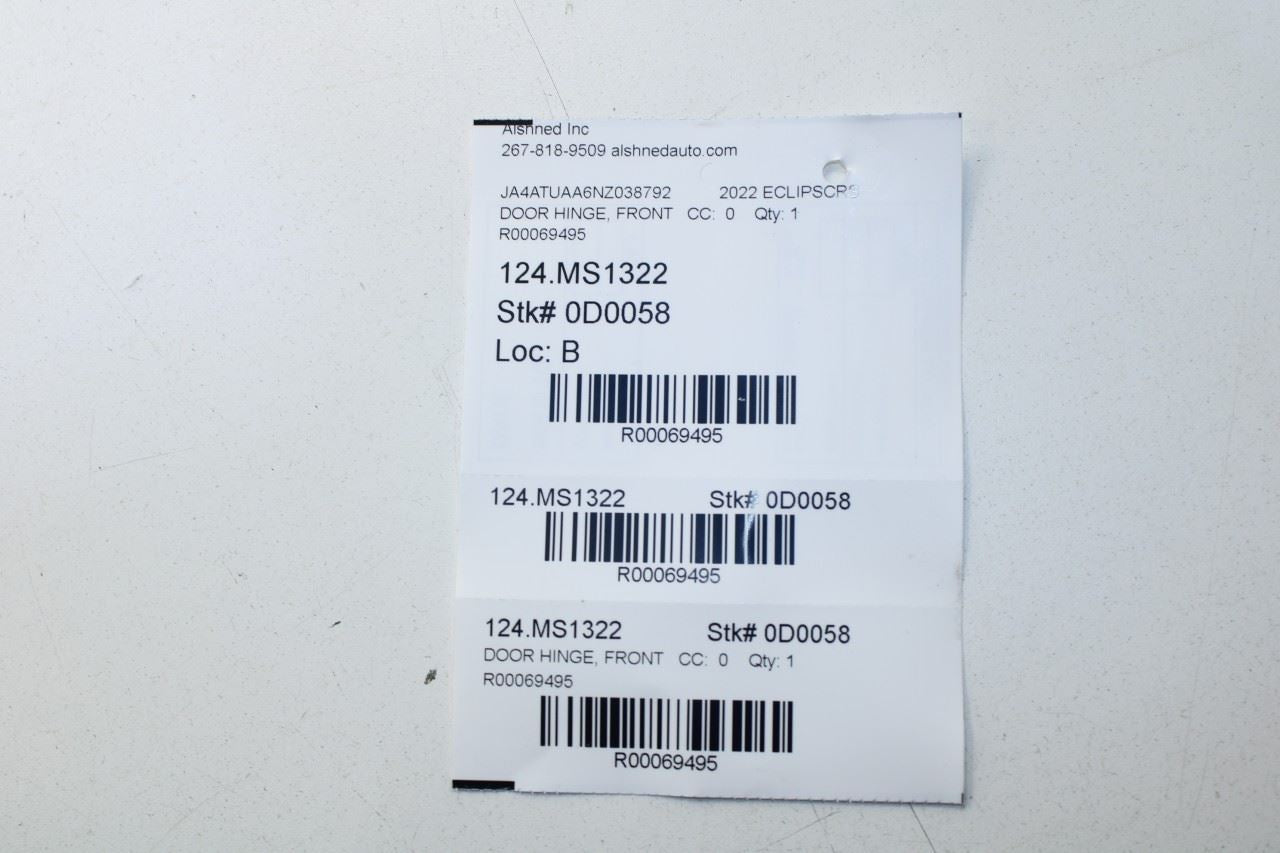 2018-2025 Mitsubishi Eclipse Cross ES Front Left Door Hinge Upper and Lower Pair - Alshned Auto Parts