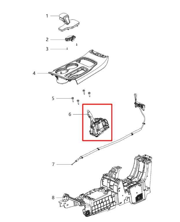 16-22 Jeep Grand Cherokee Summit 5.7L Automatic Transmission Gear Shifter Lever - Alshned Auto Parts