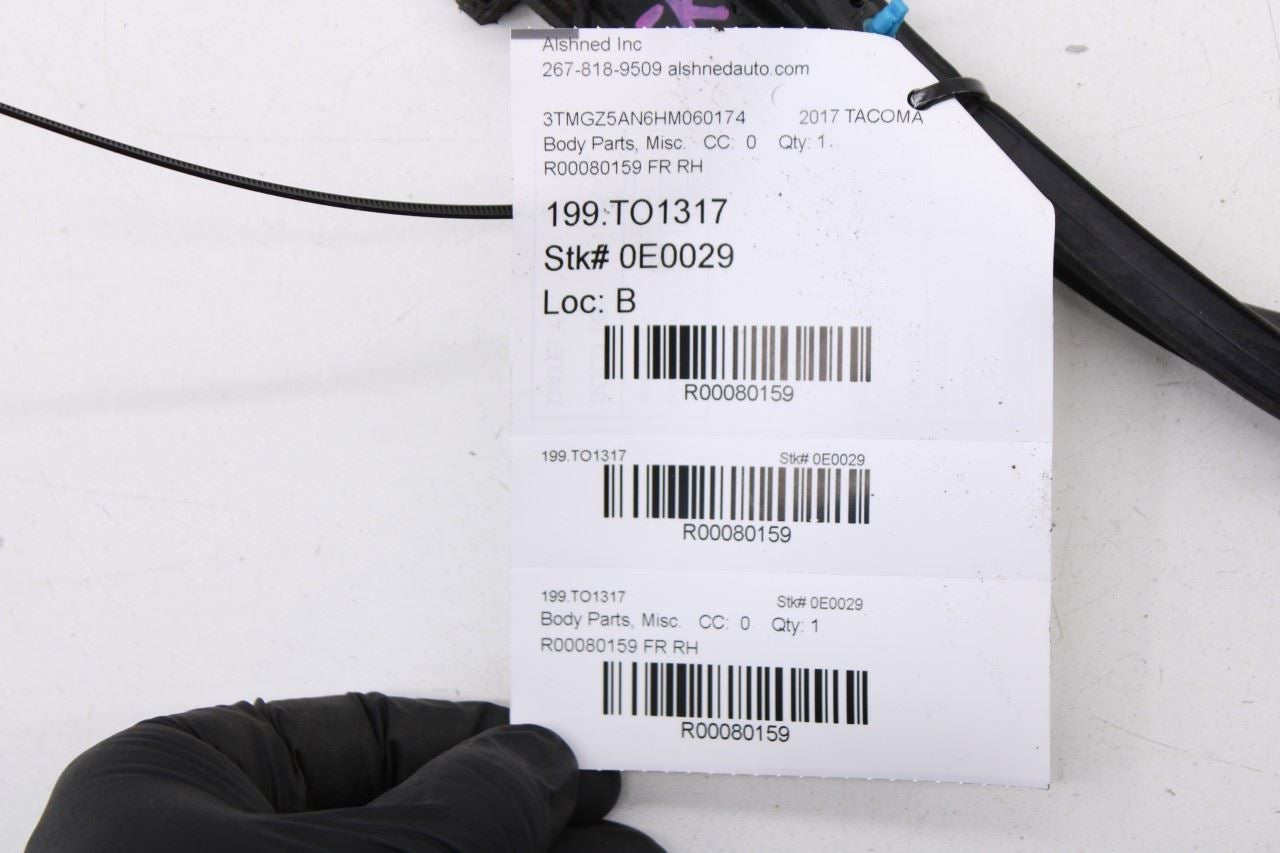 2016-23 Toyota Tacoma Limited Double Cab Front Right Side Door Weatherstrip Seal - Alshned Auto Parts