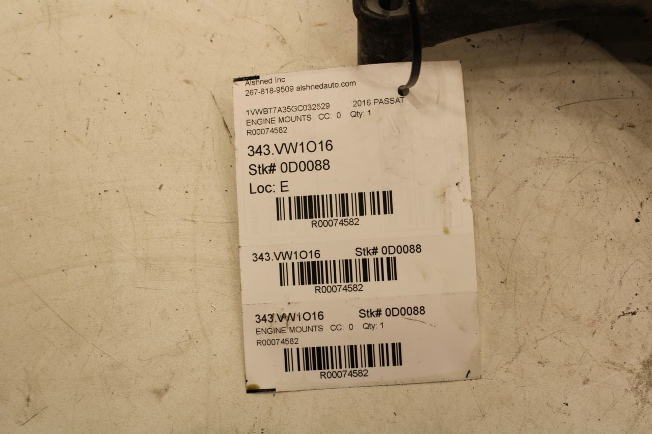 2014-22 Volkswagen Passat SE Front Right Engine Support Mount Bracket 06K199207A - Alshned Auto Parts