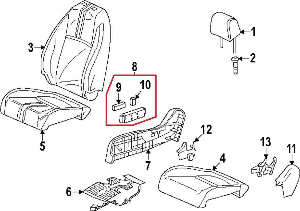 23-26 Acura Integra A-Spec FR Right Power Seat Adjustment Switch 81250TXEW01ZA - Alshned Auto Parts