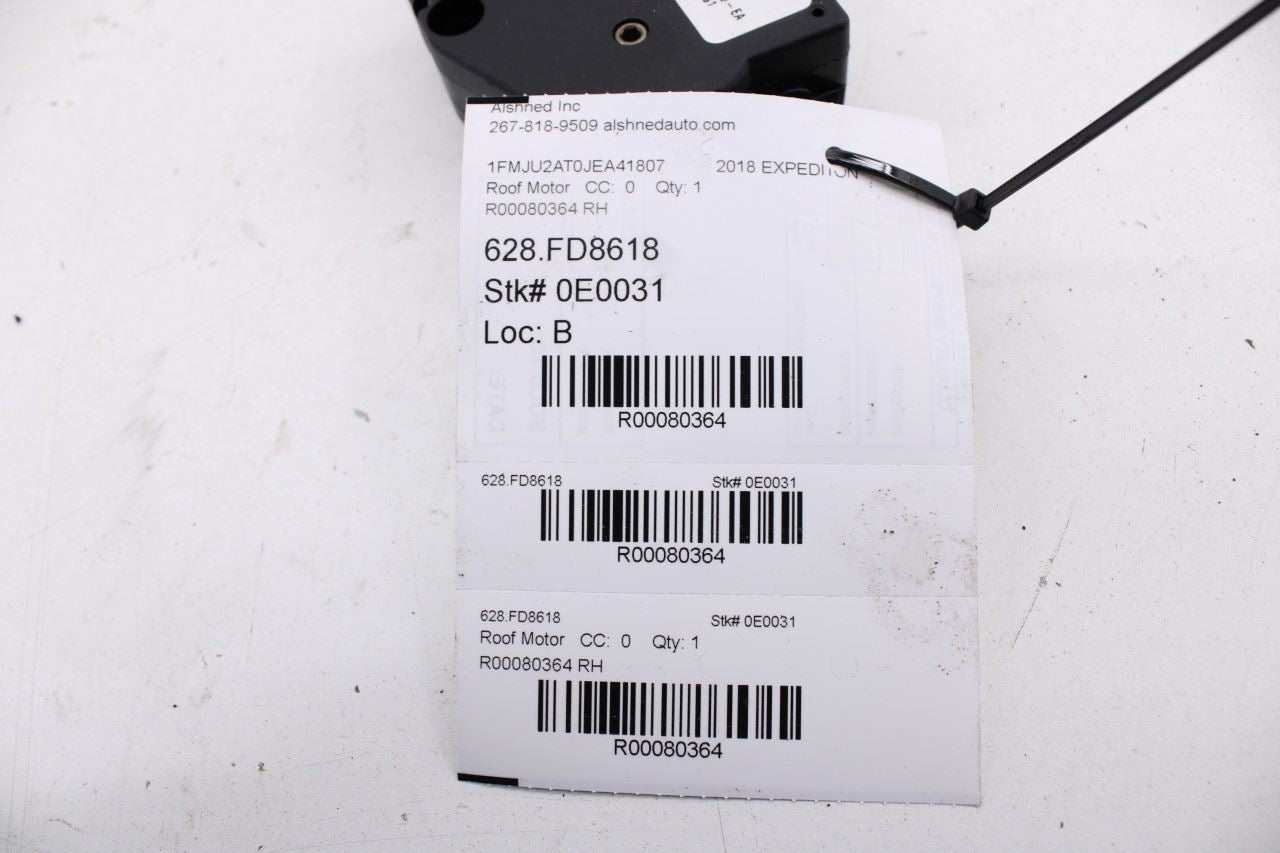 2018-2019 Ford Expedition Limited Right Side Roof Sunroof Motor FL34-15B689-EA - Alshned Auto Parts