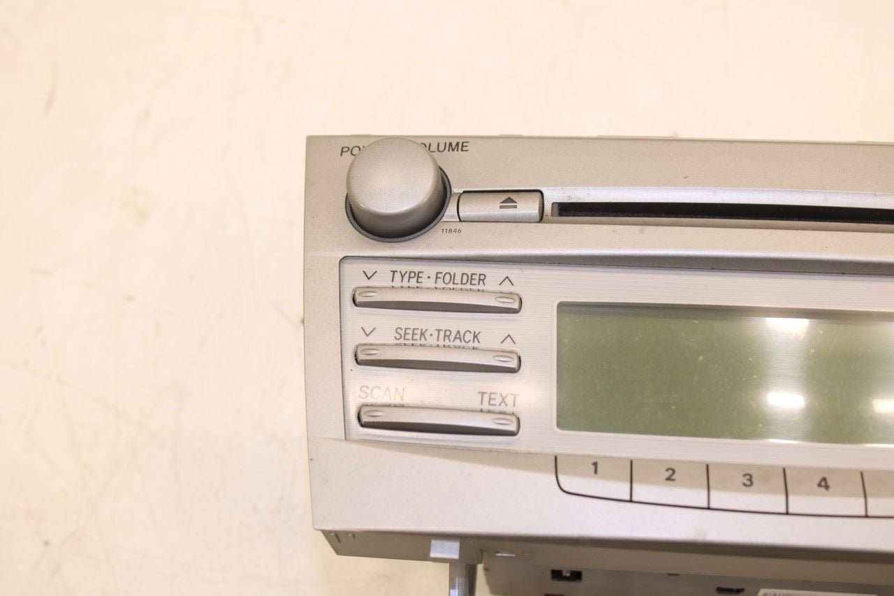 10-11 Toyota Camry LE Fujitsu Ten Audio Radio Faceplate Control Panel w Receiver - Alshned Auto Parts