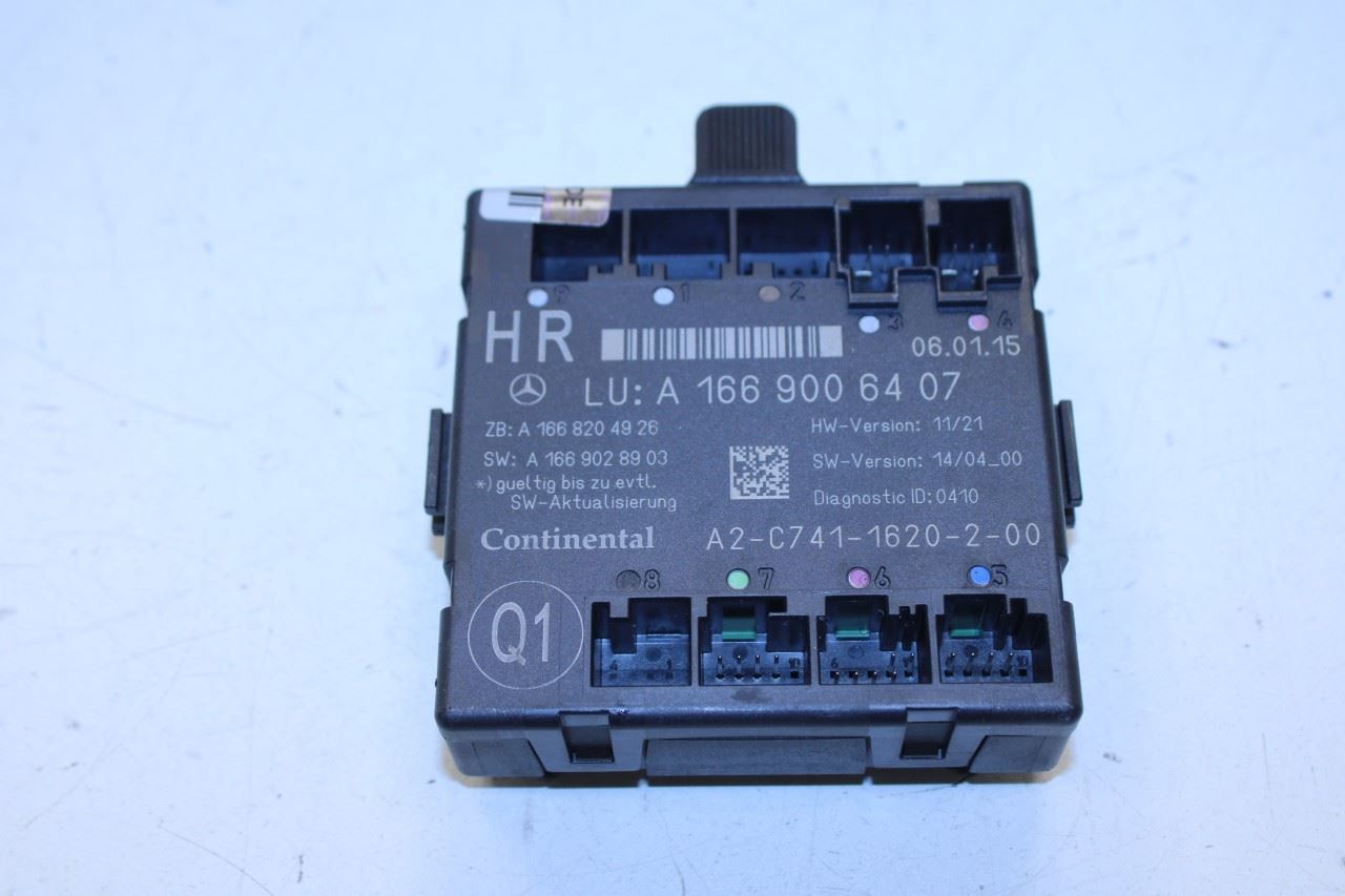 2012-2015 Mercedes-Benz ML350 Rear Right Door Control Module 166-900-64-07 OEM - Alshned Auto Parts