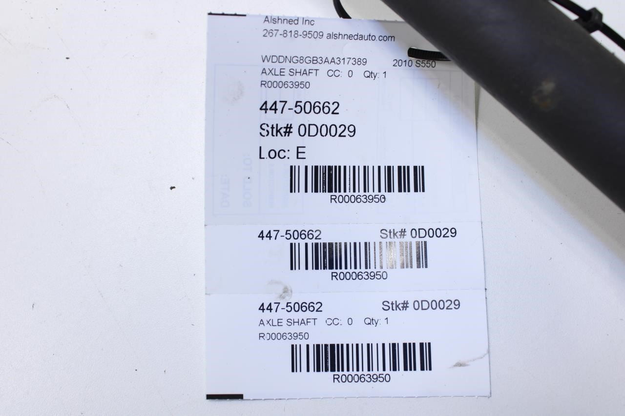 2007-2013 Mercedes-Benz S550 AWD Rear Right or Left CV Axle Drive Half Shaft - Alshned Auto Parts
