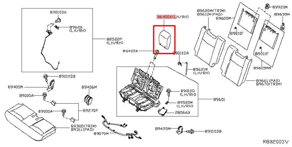 14-20 Infiniti QX60 3.5L FWD Rear Right and Left Side 3rd Row Seat Headrest Set - Alshned Auto Parts