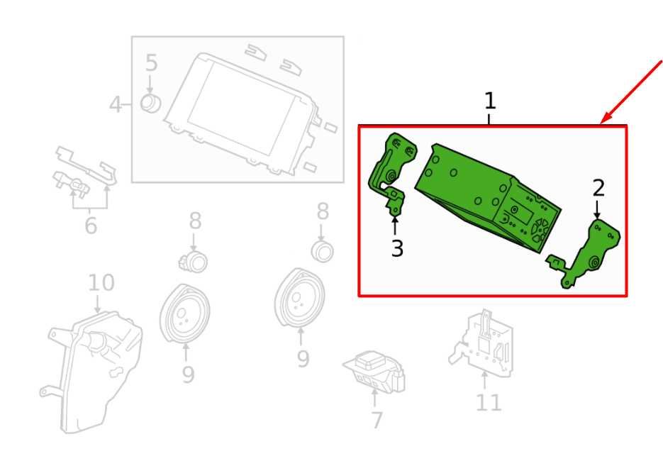 2017 Honda CR-V Mitsubishi Audio Radio Receiver 39101-TLA-A21-M1 OEM1