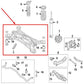 2023-2025 Kia Sportage Hybrid EX AWD Rear Crossmember Subframe 55405-N9250 OEM - Alshned Auto Parts