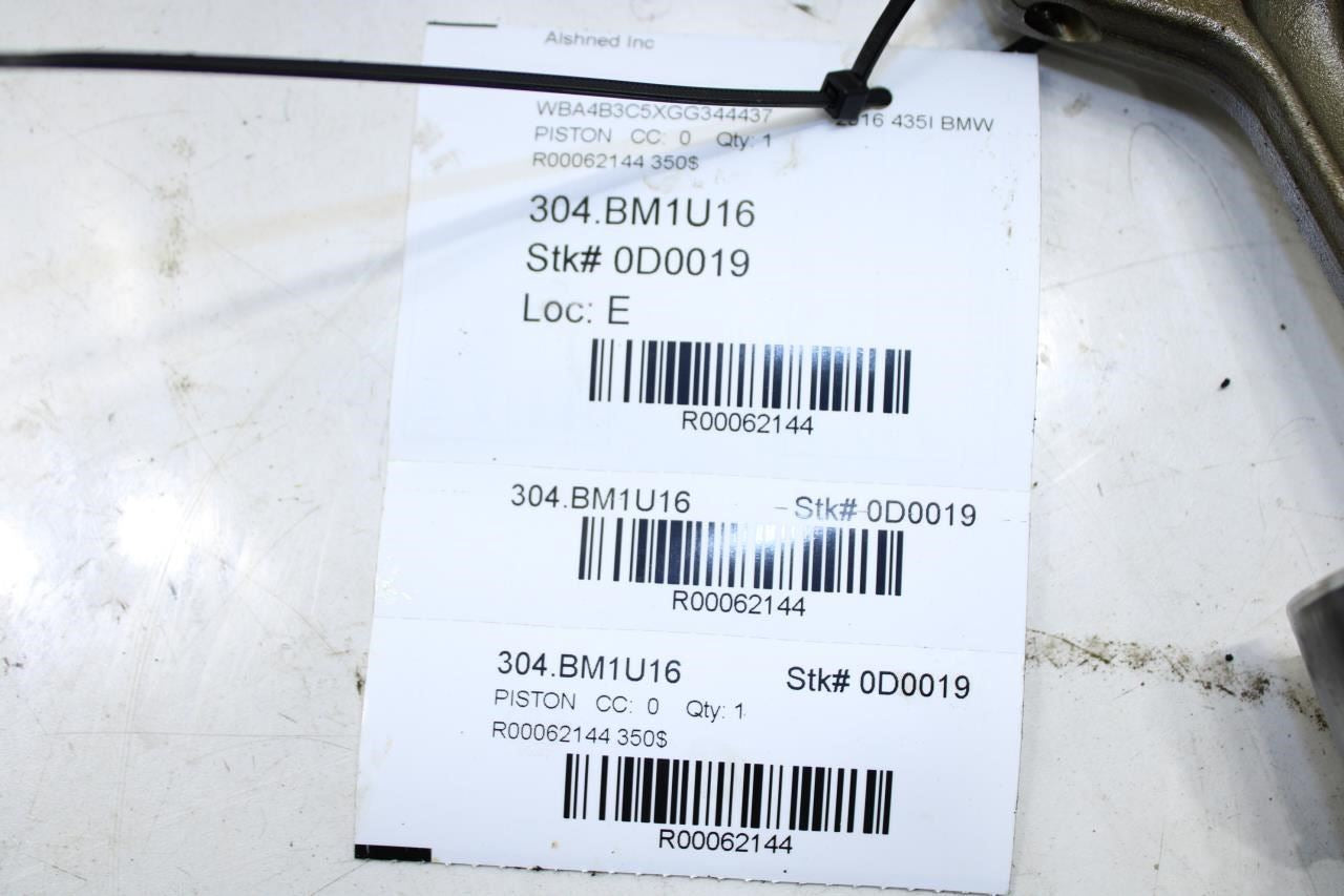 2015-16 BMW 435i Gran Coupe xDrive 3.0L Engine Piston w/ Connecting Rod Set of 6 - Alshned Auto Parts