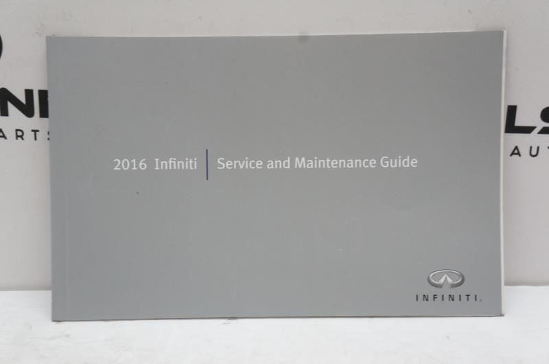 2016 Infiniti Q50 Owners Manual Set with Case OM16E00V37U1 OEM - Alshned Auto Parts