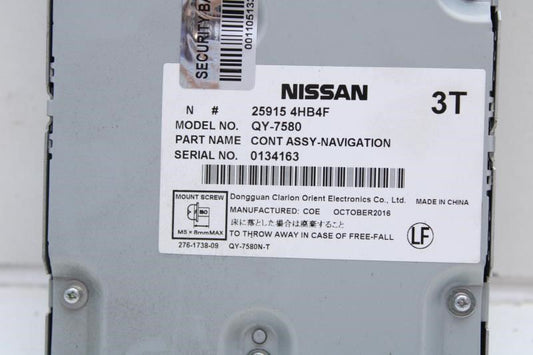 2016-2018 Infiniti QX60 Pathfinder GPS Navigation Control Module 25915-4HB4F OEM - Alshned Auto Parts