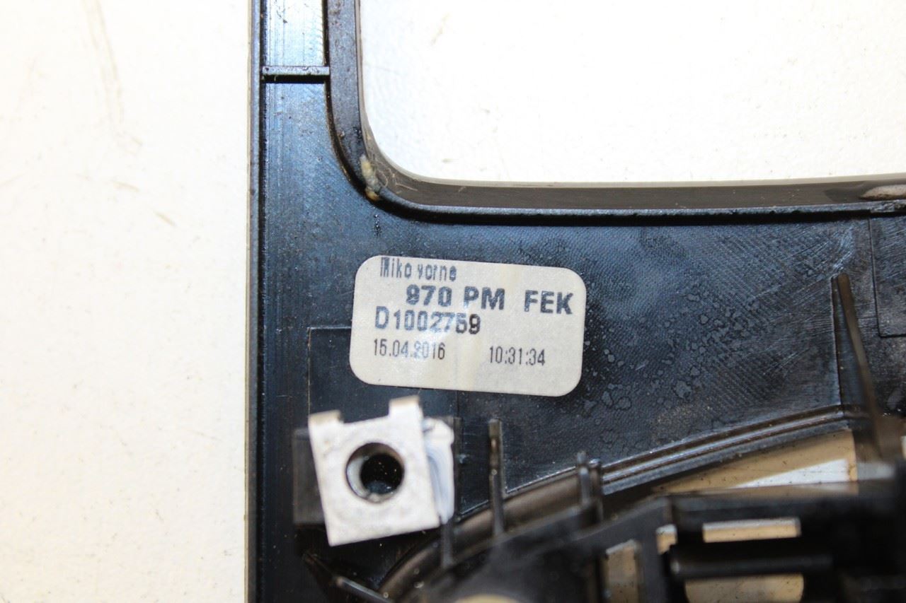 10-16 Porsche Panamera 4 Front Center Console Trim Bezel 970-553-371-00-A61 OEM - Alshned Auto Parts