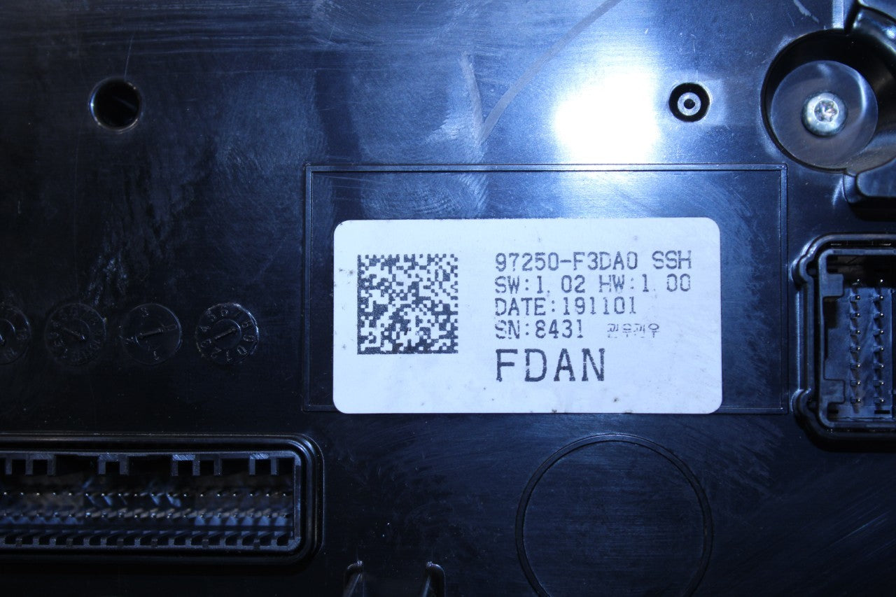 19-20 Hyundai Elantra SEL AC Heater Temperature Climate Control 97250-F3DA0-SSH - Alshned Auto Parts