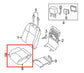 2016-20 Nissan Pathfinder SV Front Right Side Seat Lower Cushion 87311-3KA3A OEM - Alshned Auto Parts