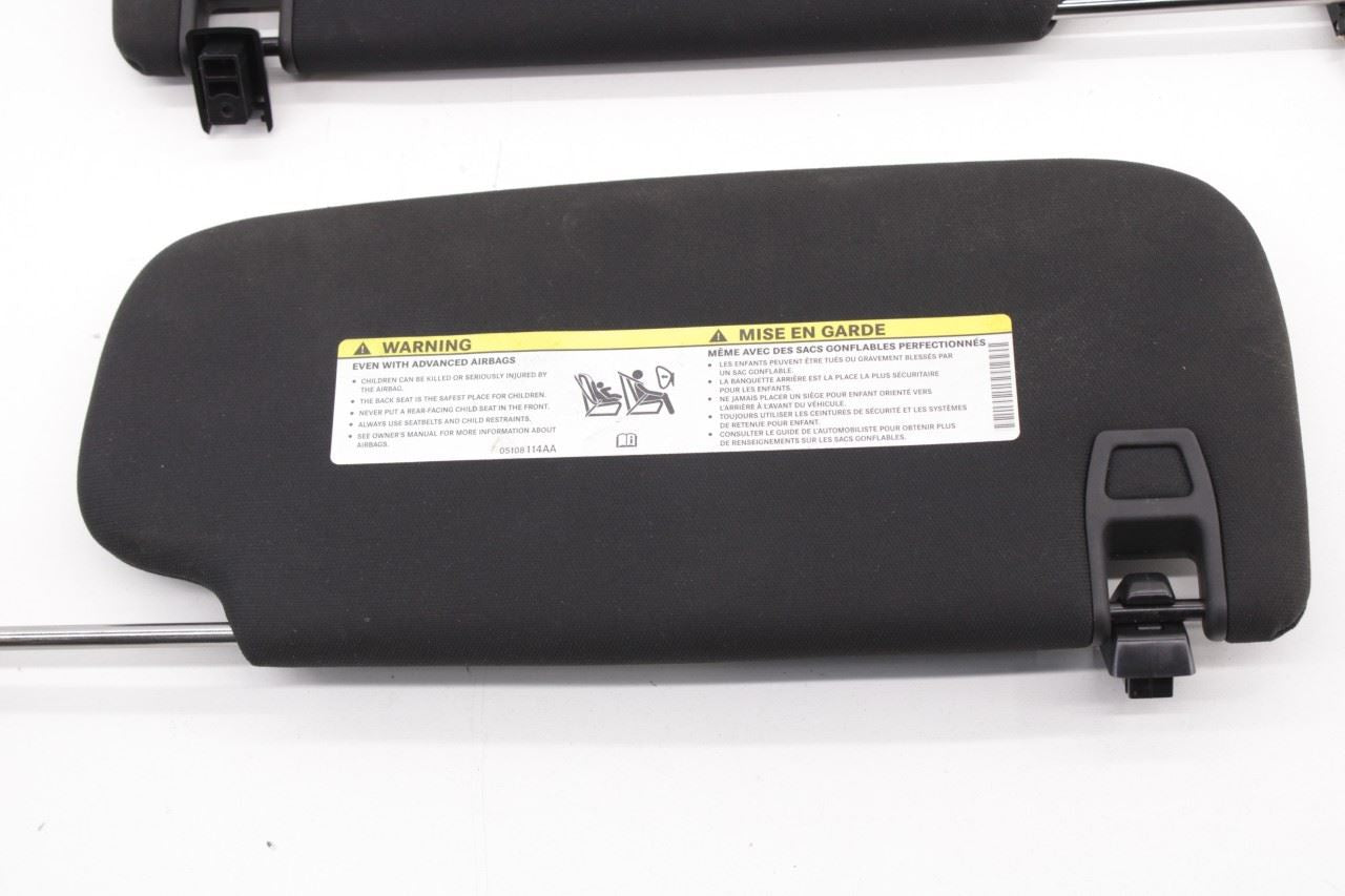 2014-21 Jeep Grand Cherokee Front RH LH Side Sun Visor Set w/ Illuminated Mirror - Alshned Auto Parts