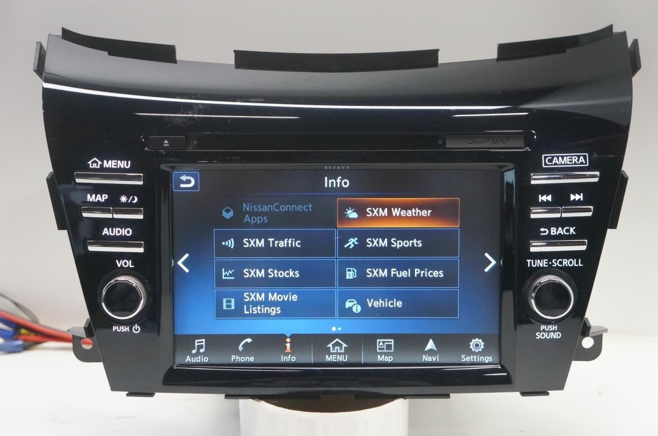 2016-18 Nissan Murano Navi Audio Radio CD Player Receiver w/ Display 25915-9UC2A - Alshned Auto Parts