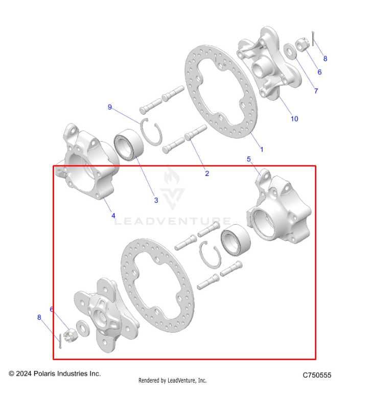 2024-26 Polaris RZR XP 1000 Ultimate Rear Right Side Spindle Knuckle Hub 1523834 - Alshned Auto Parts