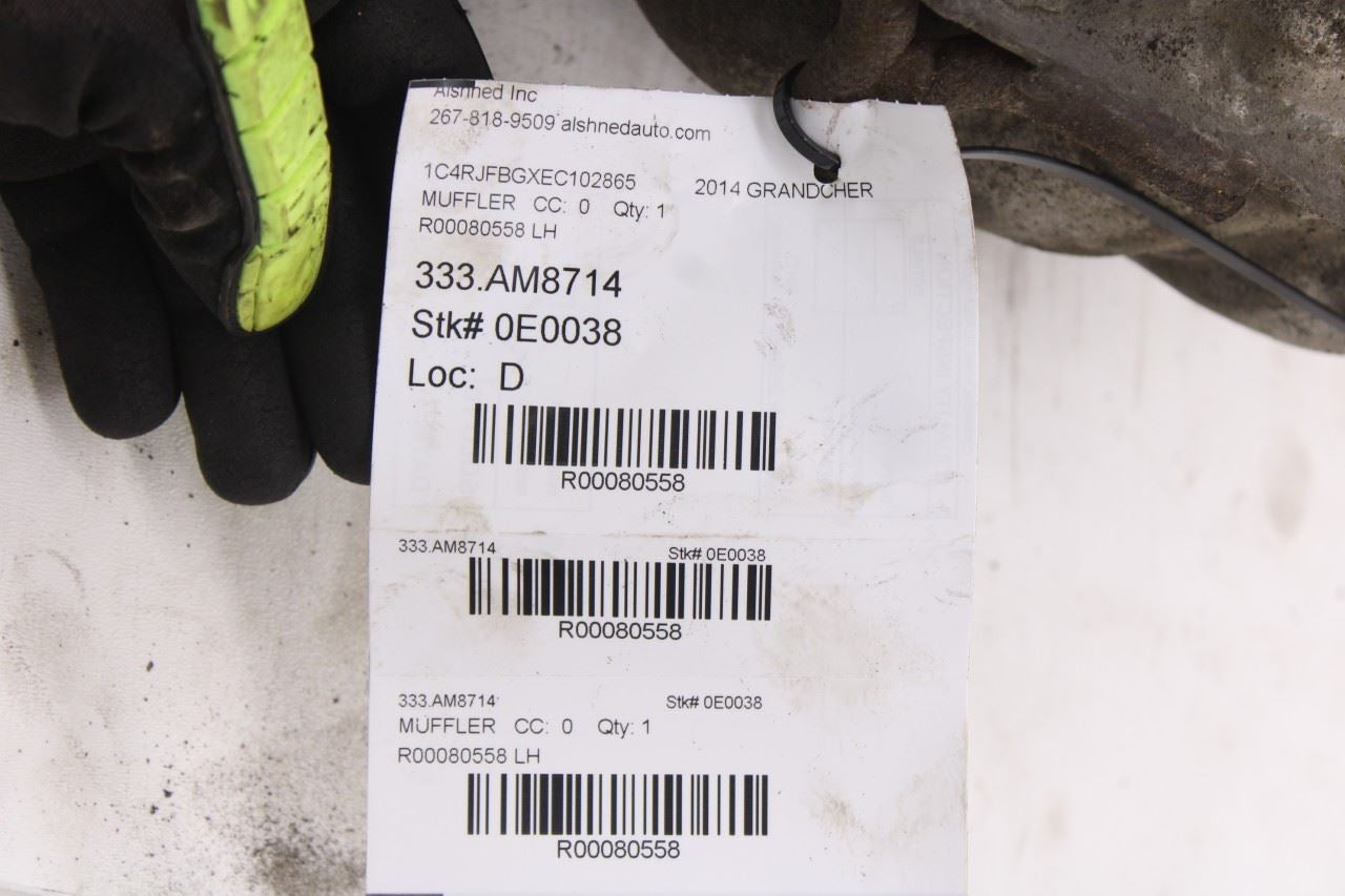 14-20 Jeep Grand Cherokee Limited 3.6L Rear Left Exhaust Muffler 68276649AA OEM8