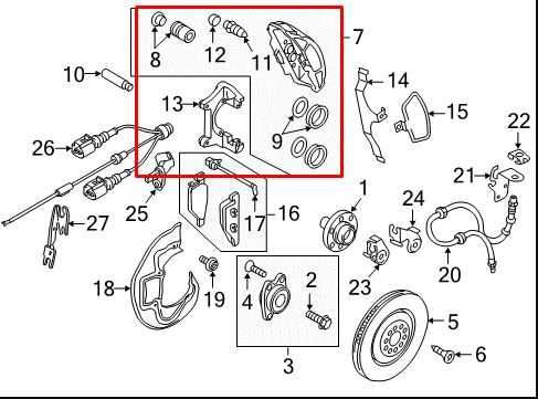 2012-2018 Audi A7 Premium Front Right Side Brake Disc Caliper 4G0-615-124-E OEM - Alshned Auto Parts