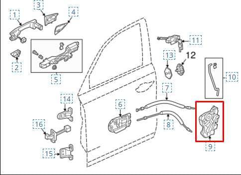 14-20 Acura MDX Advance Front Right Side Door Lock Latch Actuator 72110-TR0-A11 - Alshned Auto Parts