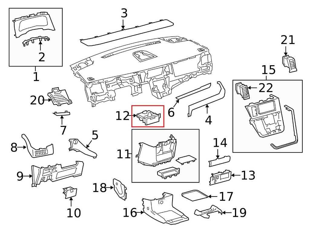 2014-20 Toyota Sienna LE Dash Panel Center Switch Bezel Cover 55620-08050 *ReaD* - Alshned Auto Parts