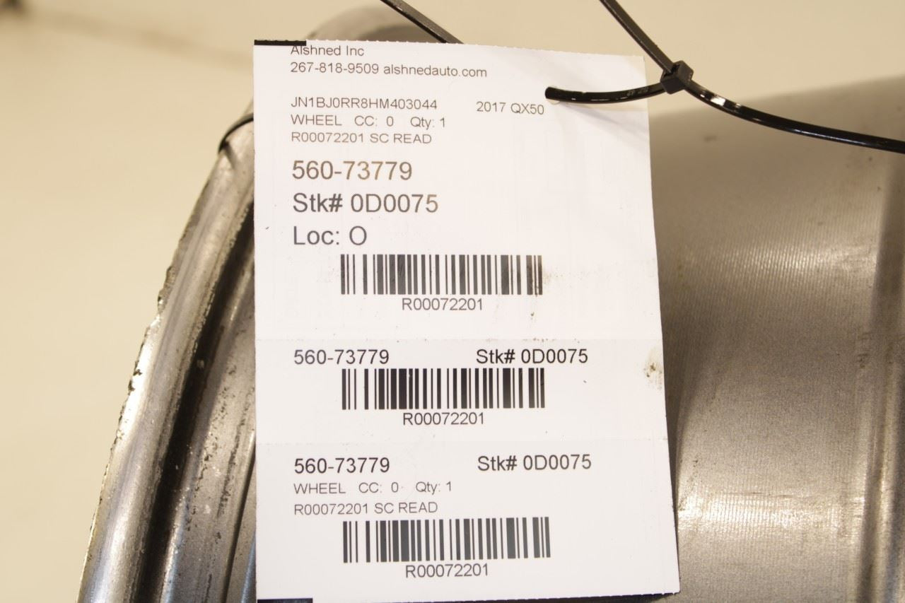 2016-2017 Infiniti QX50 Aluminum Wheel R19x8J 10 Spoke D0CMM-3WU3A OEM *ReaD* - Alshned Auto Parts