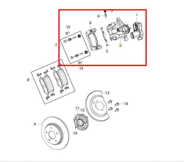 2017-2024 Chrysler Pacifica Rear Right Side Brake Disc Caliper 68318172AB OEM - Alshned Auto Parts