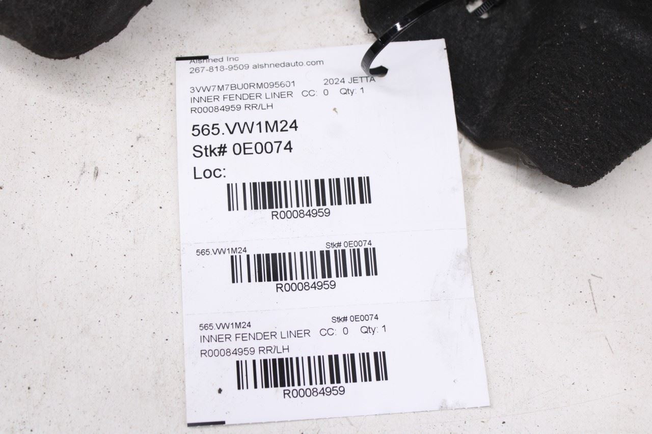 2019-26 Volkswagen Jetta SE Rear Left Driver Side Wheelhouse Liner Splash Shield15
