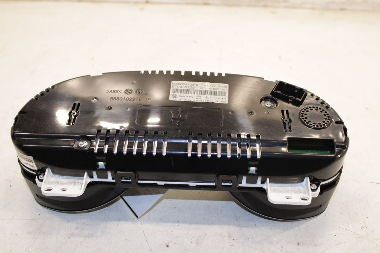 2016 Maserati Ghibli S Q4 3.0L Speedometer Gauge Instrument Cluster 57K Mileage - Alshned Auto Parts