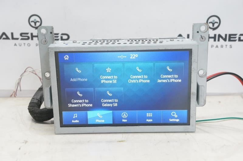 2019 Ford F250SD Sync 3 8.0'' Audio Radio Info Display KC3T-18B955-SA OEM *ReaD* - Alshned Auto Parts