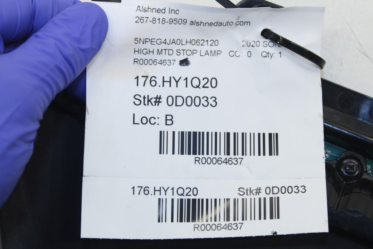 2020-2025 Hyundai Sonata SE High Mounted Stop Light Lamp 92700-L1000 OEM - Alshned Auto Parts