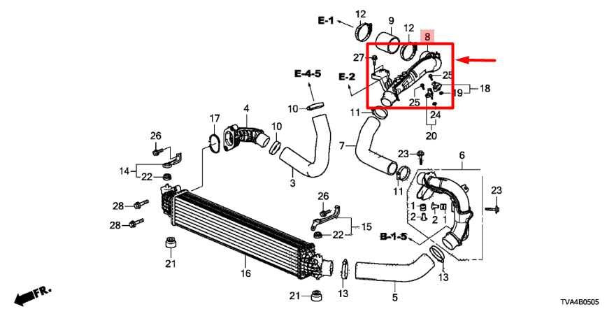 2018-21 Honda Accord 1.5L Engine Intercooler Outlet Hose Tube Pipe 17294-6A0-A01 - Alshned Auto Parts