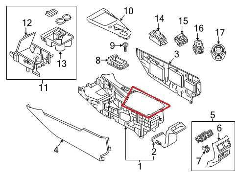 22-25 Infiniti QX50 Luxe Center Floor Console Armrest Storage Lid Cover 1841006X - Alshned Auto Parts
