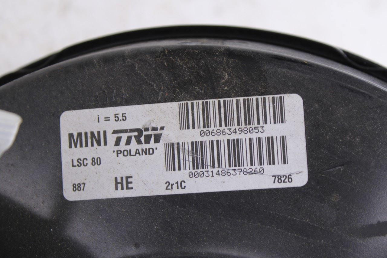 2010-16 Mini Countryman Cooper S Power Brake Booster and Master Cylinder 686354113