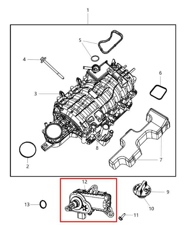 2011-2024 Ram 1500 Big Horn 5.7L 4WD Intake Manifold Runner Control Valve *ReaD* - Alshned Auto Parts