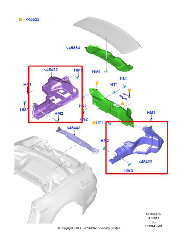 15-23 Ford Mustang Convertible V6 3.7L Rear Trunk Side Quarter Panel Carpet Set1